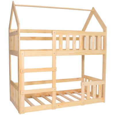 Detská dvojposchodová posteľ so zábranou SPRINGOS MAXÍK