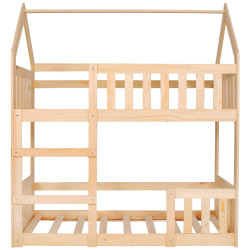 Detská dvojposchodová posteľ so zábranou SPRINGOS MAXÍK