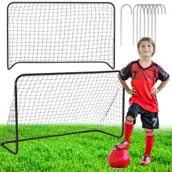 Bránka na futbal 183x122x61 cm SPRINGOS SG0015 čierna sada 2 ks