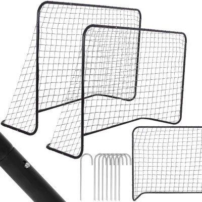 Bránka na futbal 183x122x61 cm SPRINGOS SG0015 čierna sada 2 ks