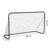 Bránka na futbal 183x122x61 cm SPRINGOS SG0015 čierna sada 2 ks