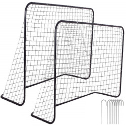 Bránka na futbal 183x122x61 cm SPRINGOS SG0015 čierna sada 2 ks