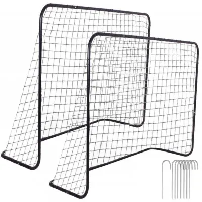 Bránka na futbal 183x122x61 cm SPRINGOS SG0015 čierna sada 2 ks