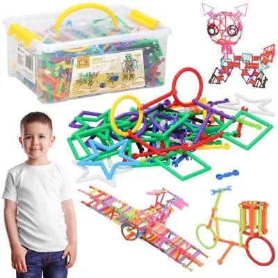 Kreatívna detská stavebnica SPRINGOS BRICKS farebná