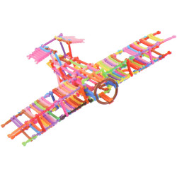 Kreatívna detská stavebnica SPRINGOS BRICKS farebná