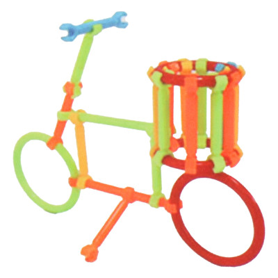 Kreatívna detská stavebnica SPRINGOS BRICKS farebná