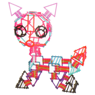 Kreatívna detská stavebnica SPRINGOS BRICKS farebná