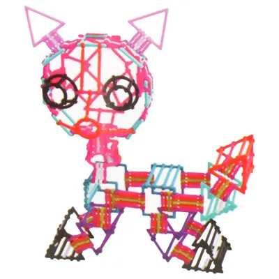 Kreatívna detská stavebnica SPRINGOS BRICKS farebná