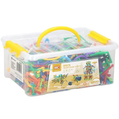 Kreatívna detská stavebnica SPRINGOS BRICKS farebná