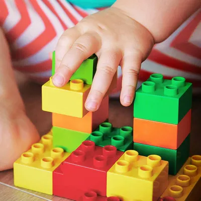 Detská stavebnica kocky SPRINGOS SOFT BLOCKS farebná