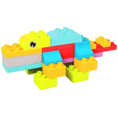 Detská stavebnica kocky SPRINGOS SOFT BLOCKS farebná