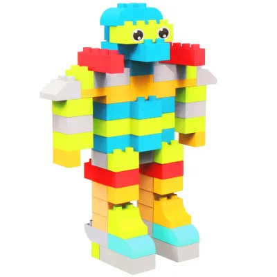 Detská stavebnica kocky SPRINGOS SOFT BLOCKS farebná