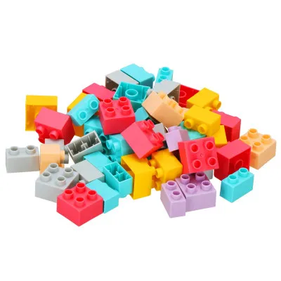 Detská stavebnica kocky SPRINGOS SOFT BLOCKS farebná