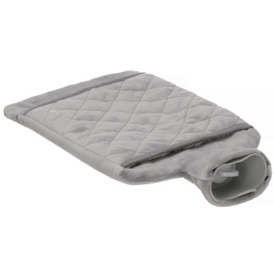 Termofor s plyšovým obalom 1,8l SPRINGOS HA5254 sivý