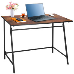 Písací stôl 100x50x75 cm SPRINGOS DESIGNLINE hnedý