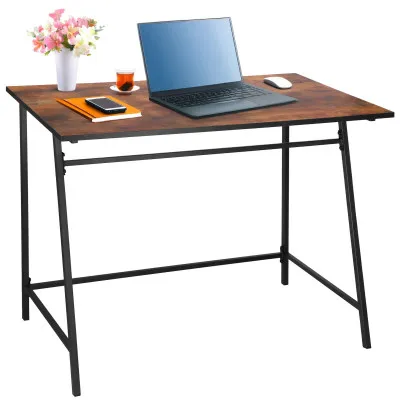 Písací stôl 100x50x75 cm SPRINGOS DESIGNLINE hnedý