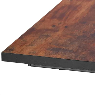 Písací stôl 100x50x75 cm SPRINGOS DESIGNLINE hnedý