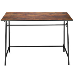 Písací stôl 100x50x75 cm SPRINGOS DESIGNLINE hnedý