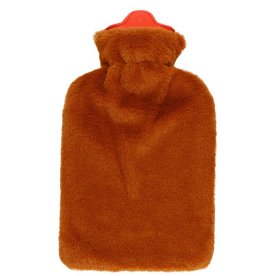 Termofor s plyšovým obalom Medveď 1l SPRINGOS HA5251 hnedý