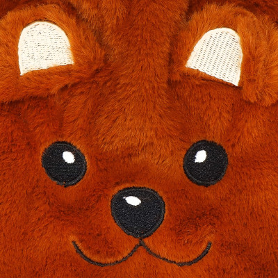 Termofor s plyšovým obalom Medveď 1l SPRINGOS HA5251 hnedý