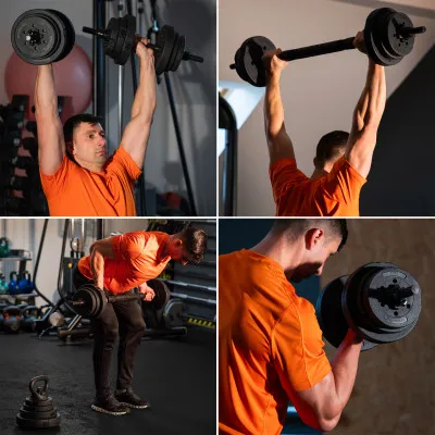 Činkový multifunčný set 20 kg SPRINGOS FA1671