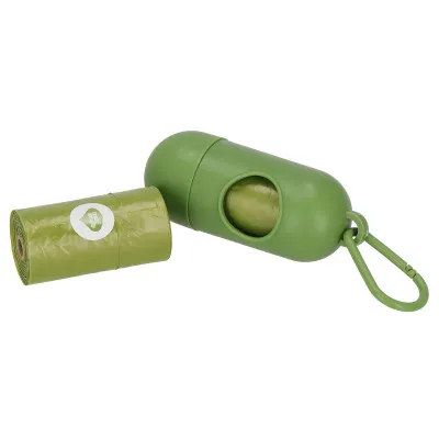 Vrecká na psie exkrementy + zásobník eko SPRINGOS PA1070 zelené sada 300ks