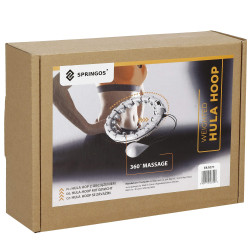 Hula hoop obruč so závažím SPRINGOS FA1071 modrá