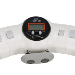 Múdra hula hoop obruč so závažím SPRINGOS FA1032 biela