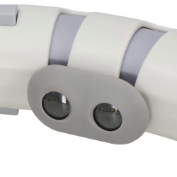 Múdra hula hoop obruč so závažím SPRINGOS FA1032 biela