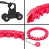 Hula hoop obruč so závažím SPRINGOS FA1072 ružová