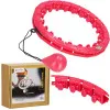Hula hoop obruč so závažím SPRINGOS FA1072 ružová