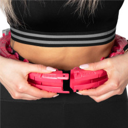 Hula hoop obruč so závažím SPRINGOS FA1072 ružová