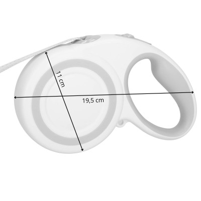 Vodítko pre psa samonavíjacie 5m do 50kg SPRINGOS PA0257