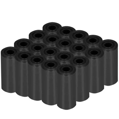 Vrecká na psie exkrementy pevné SPRINGOS PA0254 čierne sada 360ks