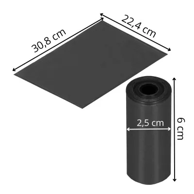 Vrecká na psie exkrementy pevné SPRINGOS PA0254 čierne sada 360ks