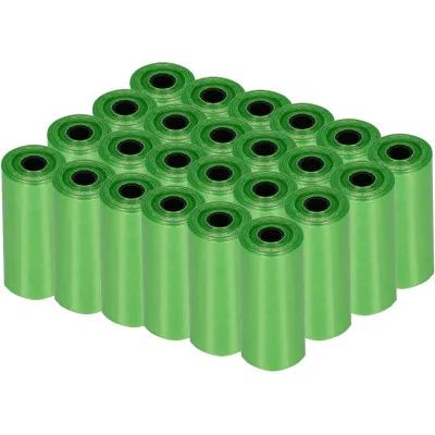 Vrecká na psie exkrementy + zásobník pevné SPRINGOS PA0255 zelené sada 432ks