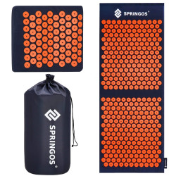 Akupresúrna masážna podložka s vankúšikom SPRINGOS FA0152
