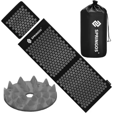 Akupresúrna masážna podložka s vankúšikom SPRINGOS FA0153