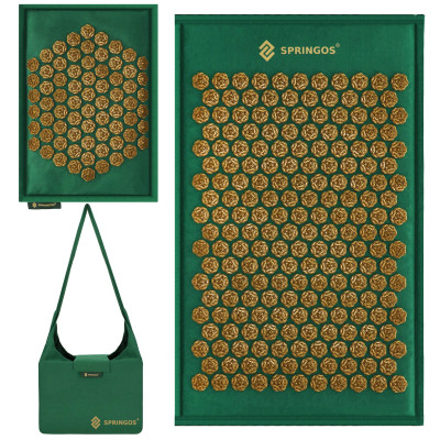 Akupresúrna masážna podložka s vankúšikom SPRINGOS FA0154