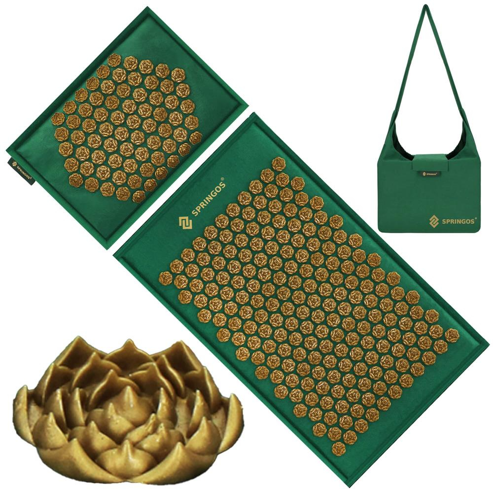 Akupresúrna masážna podložka s vankúšikom SPRINGOS FA0154