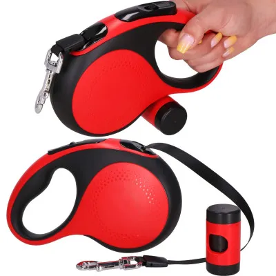 Vodítko pre psa samonavíjacie + zásobník 5m do 50kg SPRINGOS PA0259