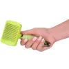 Samočistiaca kefa na srsť SPRINGOS PA0265 zelená