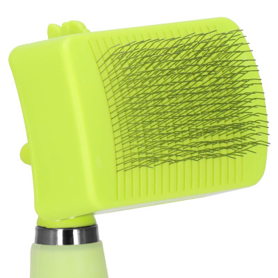 Samočistiaca kefa na srsť SPRINGOS PA0265 zelená