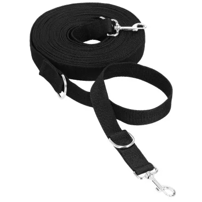 Stopovacie vodítko pre psa 10m 15kg SPRINGOS PA0334 čierne