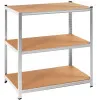 2x Kovový regál 180x90x40 cm 5 polic SPRINGOS HA5161