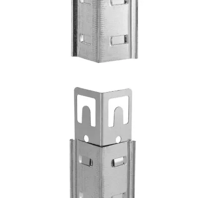 2x Kovový regál 180x90x40 cm 5 polic SPRINGOS HA5161