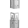 2x Kovový regál 180x90x40 cm 5 polic SPRINGOS HA5161