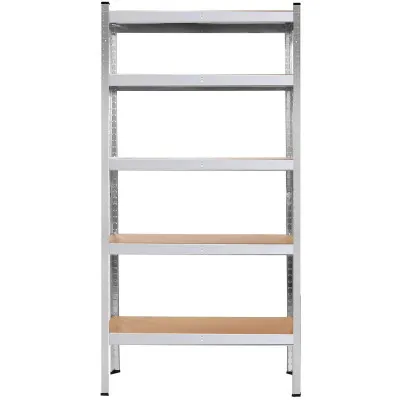 2x Kovový regál 180x90x40 cm 5 polic SPRINGOS HA5161