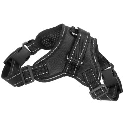Postroj pre psa s rukoväťou veľ. S SPRINGOS PA0303 čierny