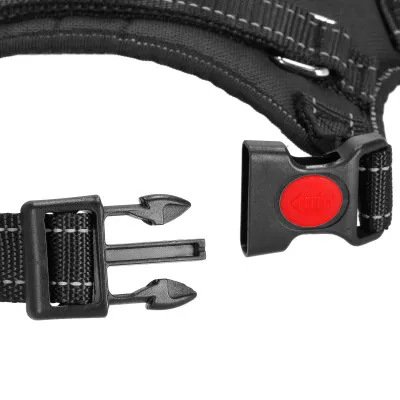 Postroj pre psa s rukoväťou veľ. M SPRINGOS PA0304 čierny